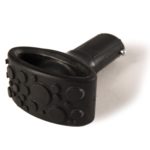 The M+D Crutch feet can be easily replaced with the press of a button, but remain firmly locked in place while in use